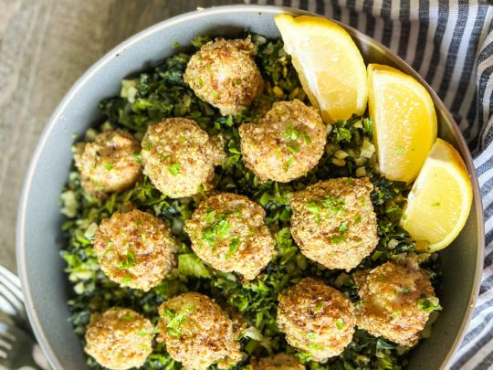 Lemon Pepper Scallops
