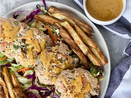Greensbury market organic ground chicken thai burger recipe