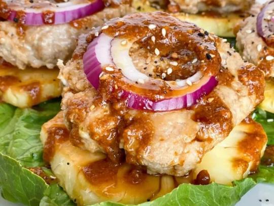 Teriyaki Chicken Burgers