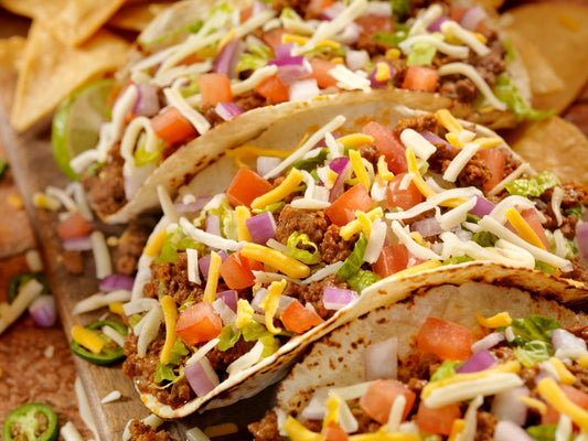 Greensbury's Grass-Fed Ground Bison Tacos