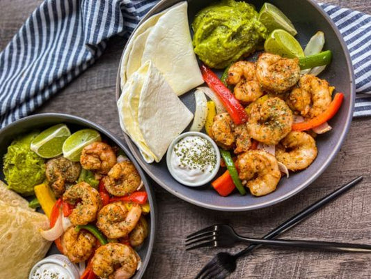 Sheet Pan Shrimp Fajitas