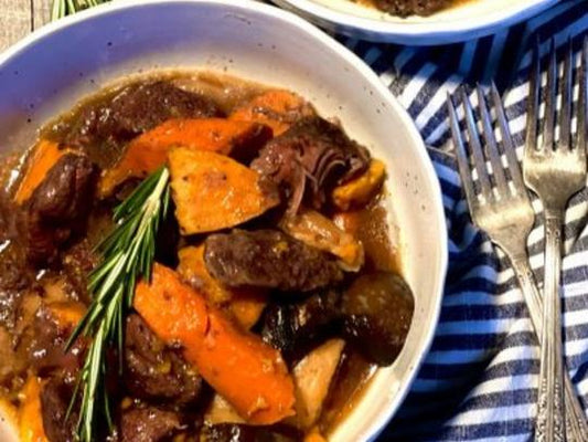 beef and sweet potato stew
