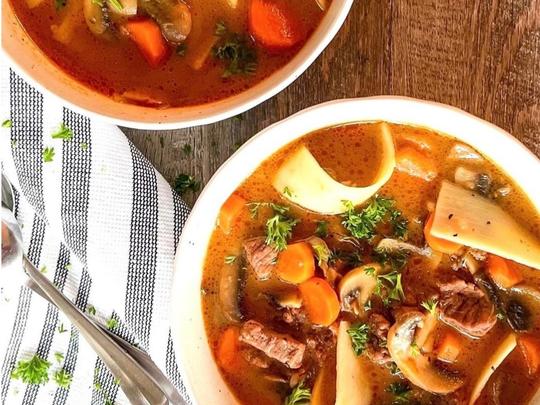 Greensbury recipes organic beef stroganoff soup recipe