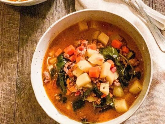 hearty hamburger soup