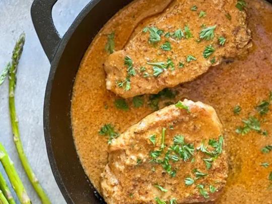 honey mustard pork chops