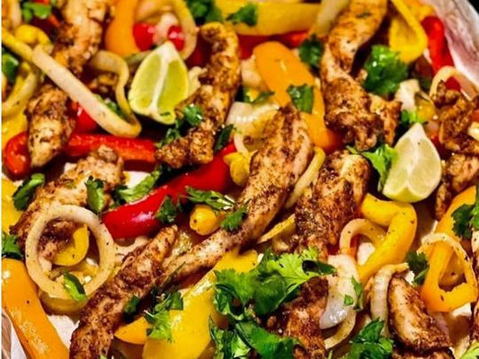 penny's sheet pan chicken fajitas