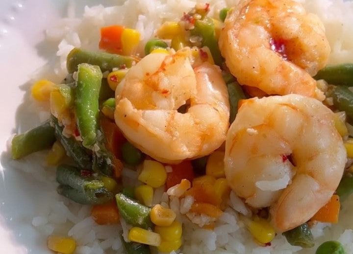 Stir Fry Shrimp and Veggies