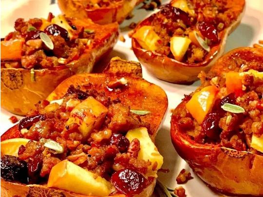 stuffed honeynut squash
